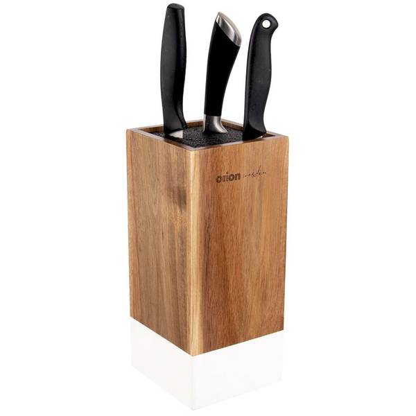 Messerblock 540591 Braun - Massivholz - 11 x 23 x 11 cm
