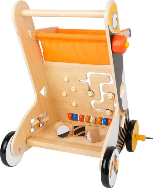 Lauflernwagen Tukan Orange - Holzwerkstoff - 32 x 49 x 35 cm
