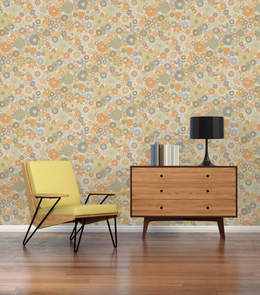 Vliestapete 395353-GU Grün - Kunststoff - 53 x 1 x 850 cm