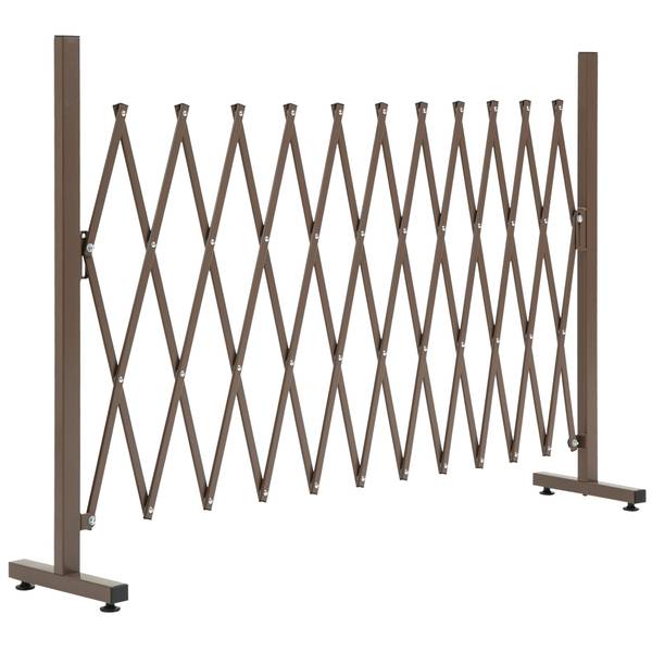 Hek 844-138 bruin - aluminium - ijzer - 31 x 103 x 300 cm