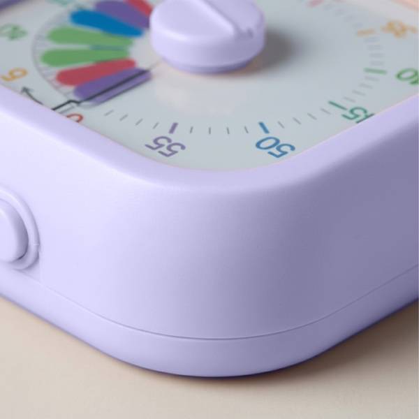 Visueller Timer eckig Violett
