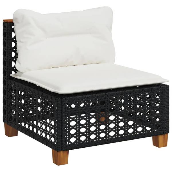 Garten-Lounge-Set 3036234-2 (7-teilig) Schwarz