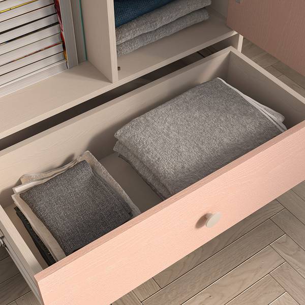 Kinderzimmer-Set MODICA-131-1 3er-Set Beige - Hellrosa