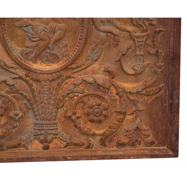 Kaminplatte ENGEL Braun - Gusseisen - 2 x 81 x 65 cm