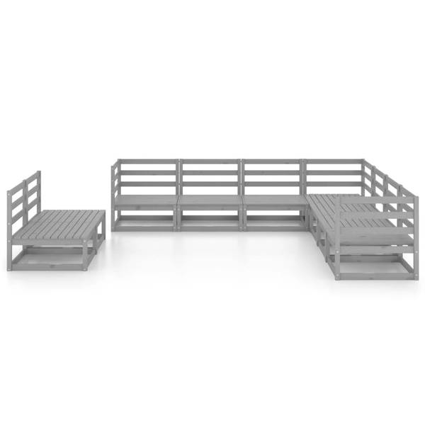 Gartenmöbel-Set 3009843-1 (9-teilig) Grau