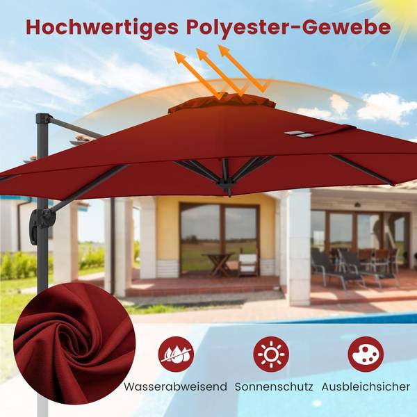 Sonnenschirm ZB33774 Rot