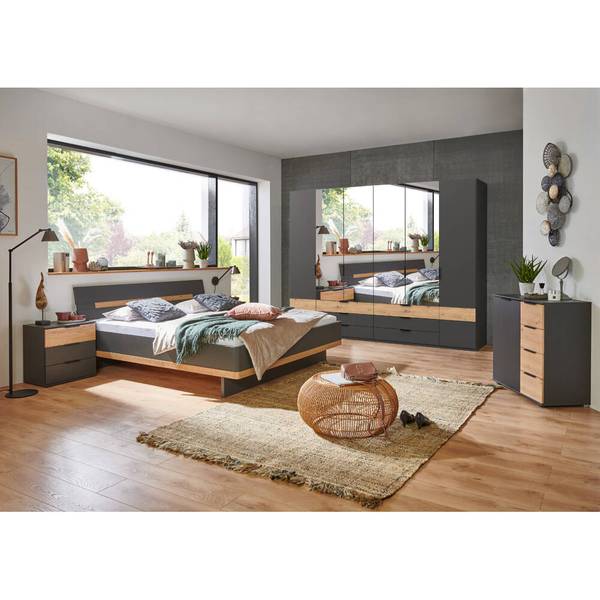 Schlafzimmer-Set GRANADA-43-59 5er-Set Grau - Holzwerkstoff - 692 x 210 x 210 cm