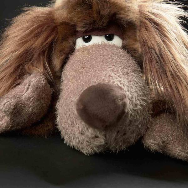 Hund Luri Laluri BeastsTown Braun - Textil - 24 x 23 x 48 cm