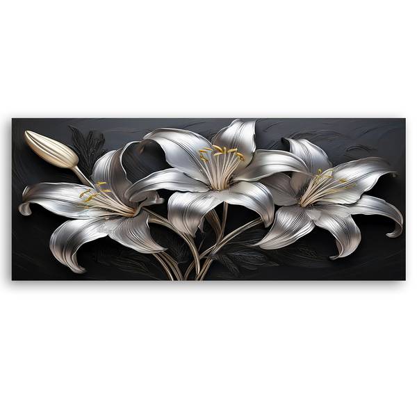 Canvas schilderij Monochromie 150 x 50 cm