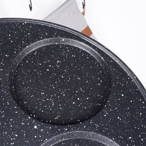 Spiegeleipfanne 112935 Schwarz - Metall - 27 x 2 x 27 cm