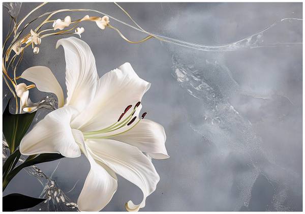 Fototapete Blumen Wohnzimmer Tapete 250 x 175 cm