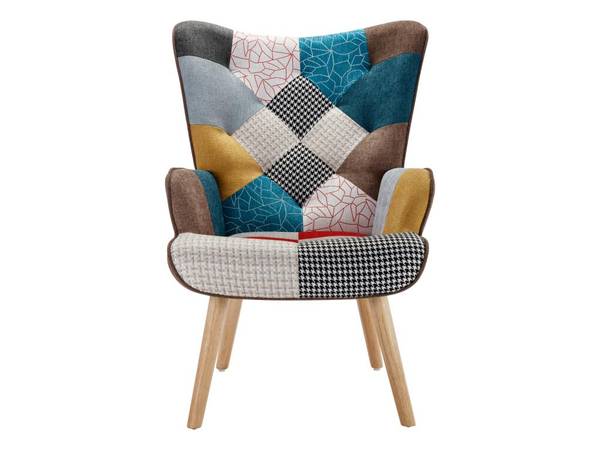 Sessel mit gerader Rückenlehne VATELY Multicolor
