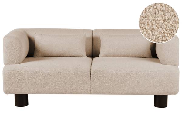 Sofa MOVIK 3-tlg Beige - Braun - Dunkelbraun
