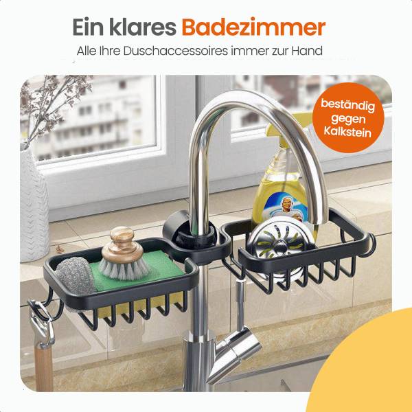 Duschregal Style Hängend Ohne Schwarz - Metall - 31 x 2 x 5 cm