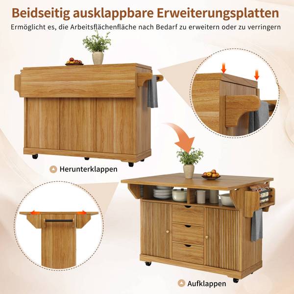 Servierwagen Hestia Ⅰ Eiche