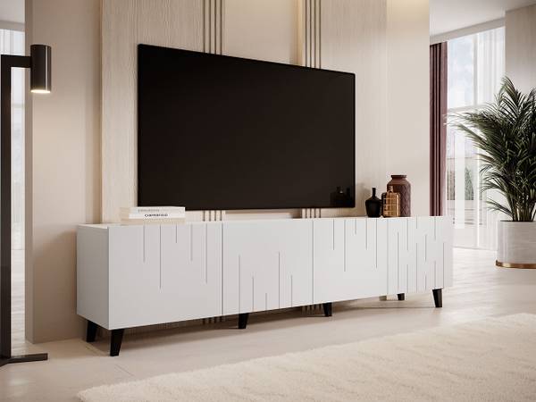 TV-Lowboard Bari Weiß