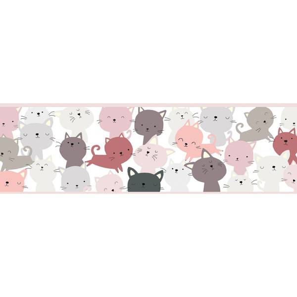 Bordüre 403741-GU Pink - Kunststoff - 15 x 500 x 1 cm