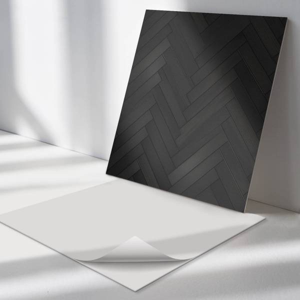 Fliesen Parkett Fischgrät 4er Set 50 x 50 cm