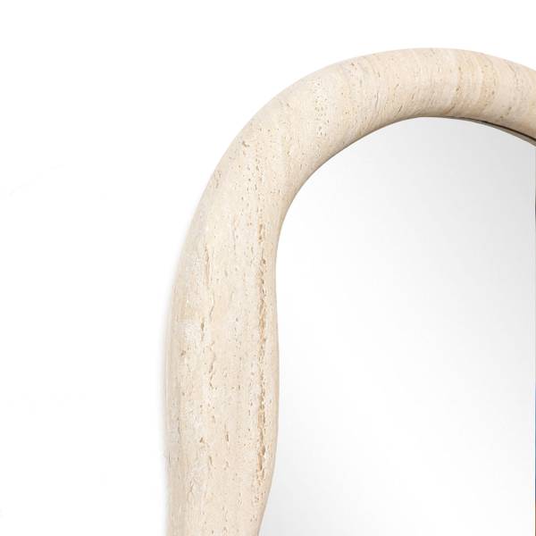 Wandspiegel HTA0399 Beige - Holzwerkstoff - Glas - 50 x 4 x 71 cm