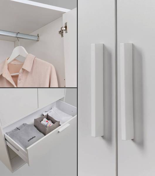 Kleiderschrank Der Grenzenlose I Weiß
