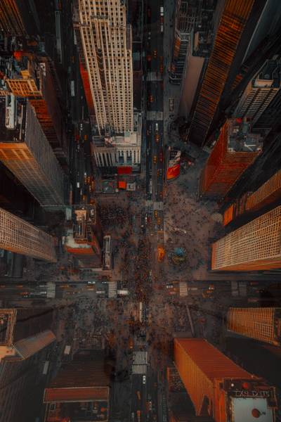 Leinwandbild New York  B Kunststoff - 4 x 102 x 72 cm