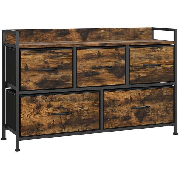 Kommode 831-755V00RB Braun - Holzwerkstoff - 29 x 63 x 98 cm