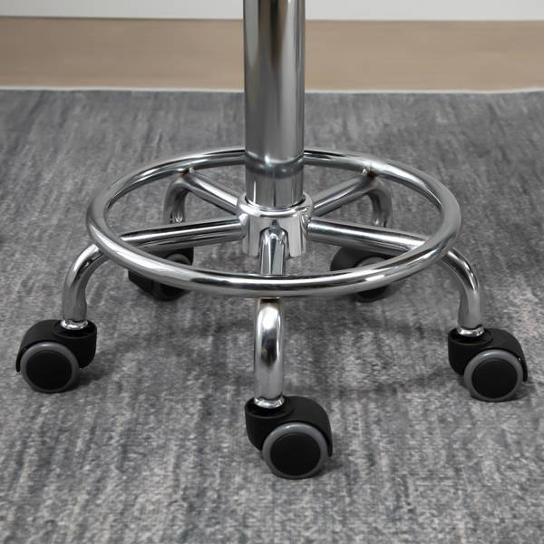 Arbeitsdrehhocker 503-016 2er Set Schwarz - Kunstleder - 38 x 72 x 38 cm