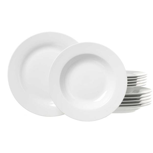 Tafelservice Bianco 12-teilig Pinie - 22 x 28 x 27 cm