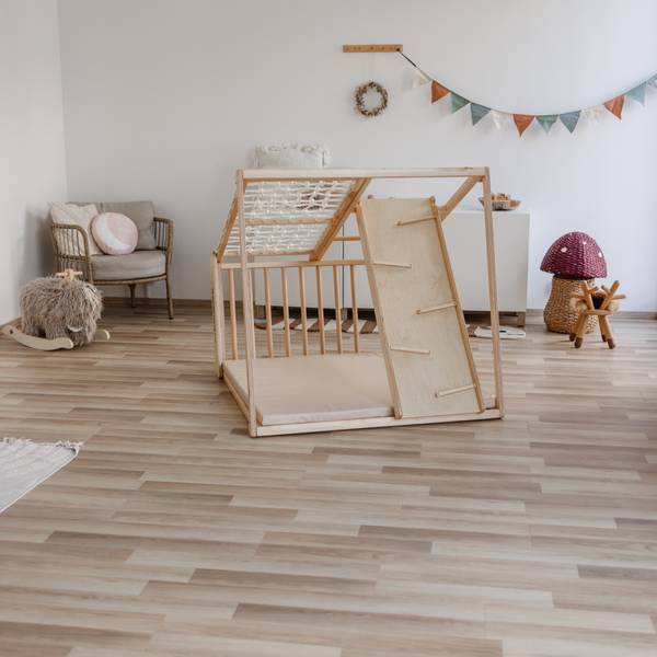 Doppelseitige Rutsche CLRU010 Beige - Birke - 38 x 6 x 110 cm