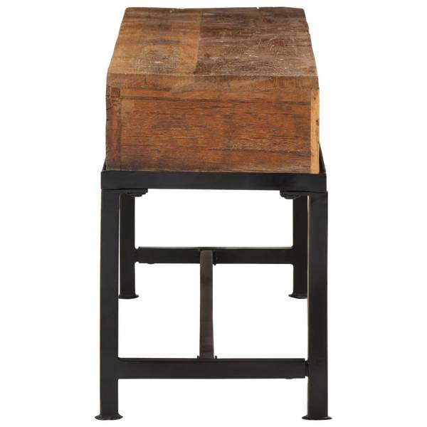 TV-Schrank D601 Braun - Massivholz - 30 x 46 x 110 cm