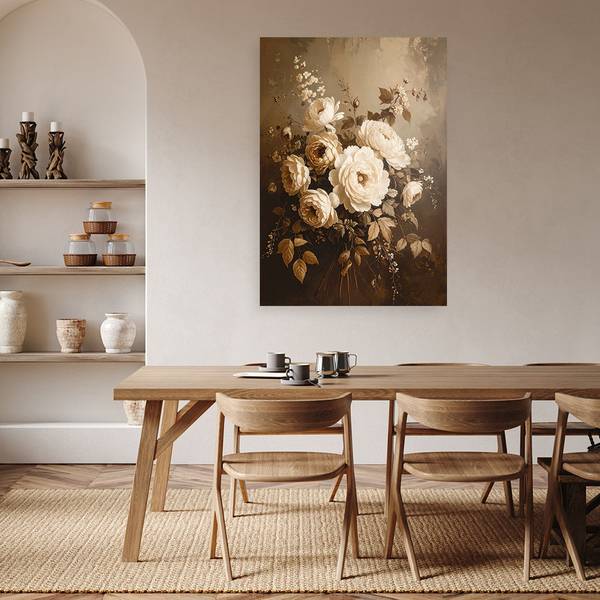 Tableau déco Bouquet 80 x 120 cm
