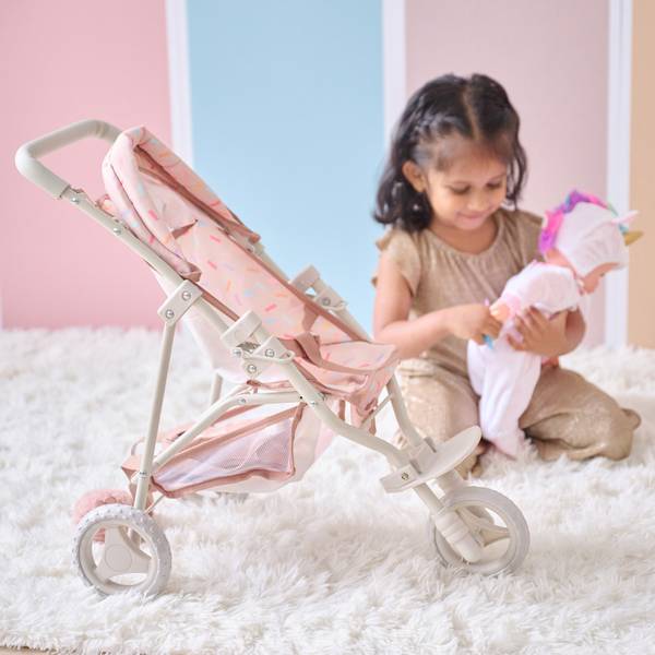 Poussette poupée T-DO-0014-00A Beige - Acier - 33 x 54 x 61 cm