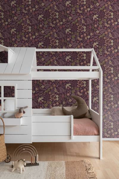 Tapete 131639 Violett - Papier - 53 x 1005 x 53 cm