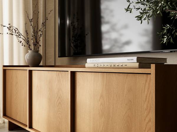 TV-Schrank AZUMI Braun - ABS - 147 x 55 x 39 cm