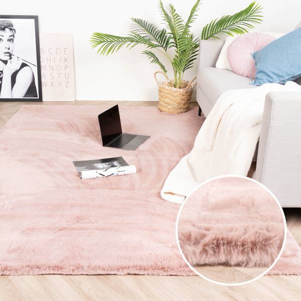 Teppich Comfy Supreme Pink - 80 x 150 cm
