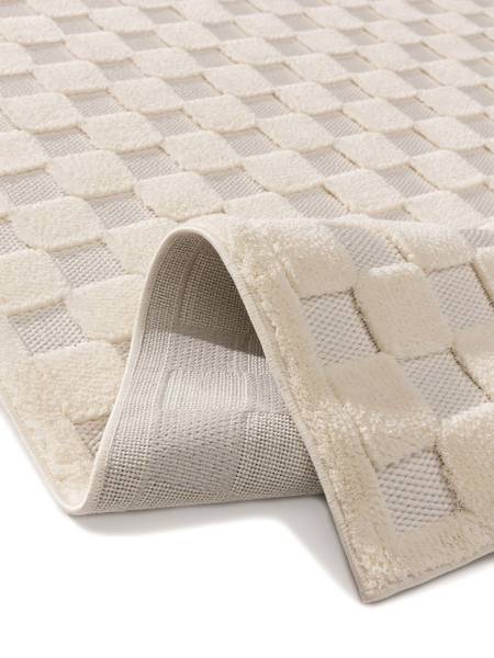 Teppich Senna Cremeweiß - 80 x 150 cm