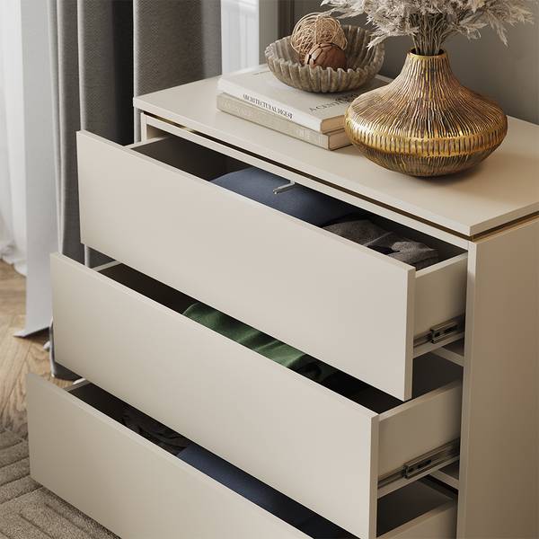 Kommode Linette 57965 Beige - Holzwerkstoff - 80 x 70 x 42 cm