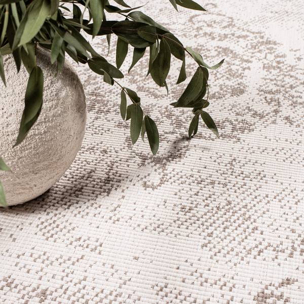 Outdoor-Teppich DuoRug Beige - 120 x 170 cm