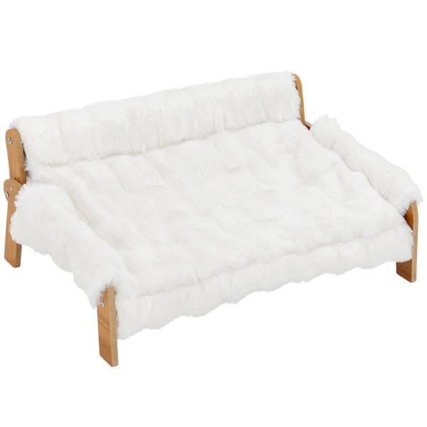 Haustierbett D04-315V00WT Weiß - Textil - 47 x 30 x 70 cm