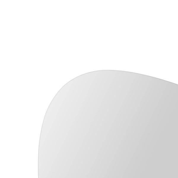 Spiegel MIROIR Silber - Glas - 1 x 30 x 30 cm