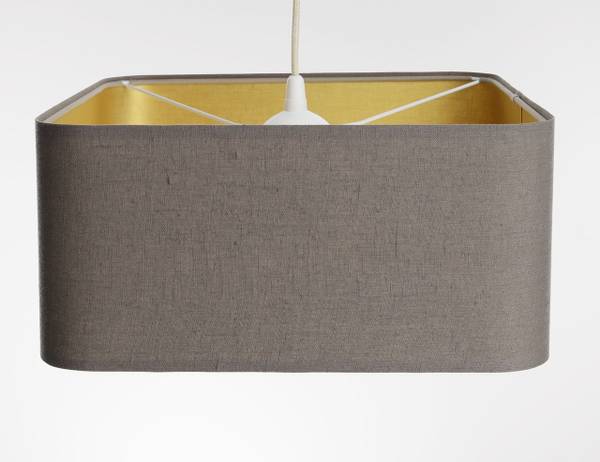 Hängeleuchte Kwadro Elegant Braun