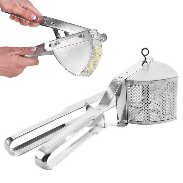 Kartoffelpresse 143118 Silber - Metall - 12 x 10 x 30 cm