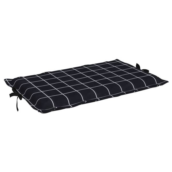 Sonnenliegen-Auflage 3005772-1 Schwarz - Weiß