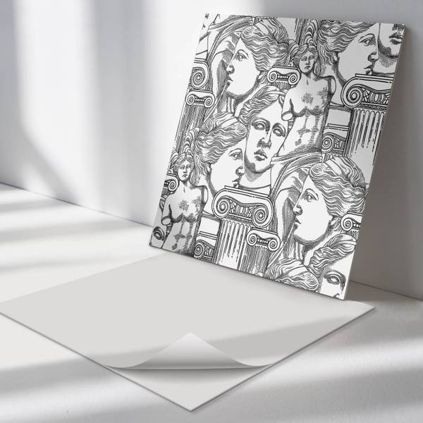 Fliesen Klassik Skulpturen 4er Set 50 x 50 cm