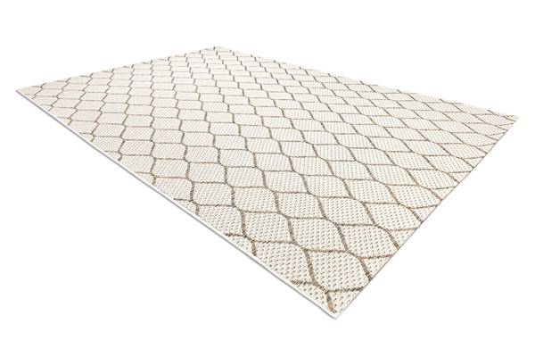 Teppich Sisal Boho 46211061 Trellis Beige - Polypropylen - 80 x 1 x 150 cm