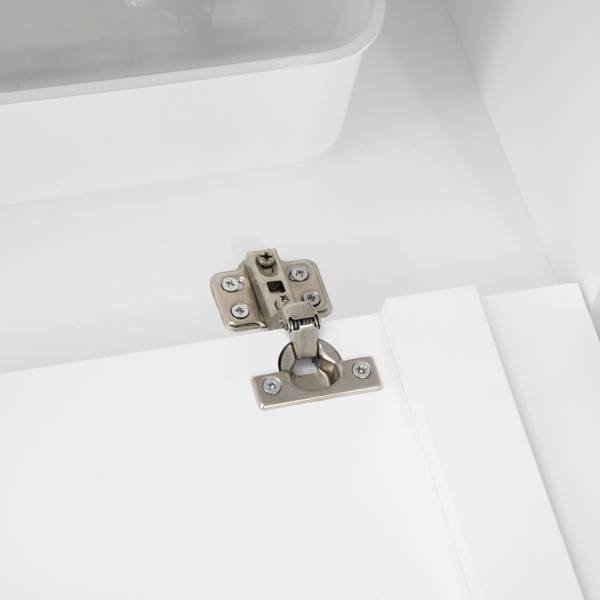 Bac à litière pour chat D31-045WT Blanc - Bois manufacturé - 48 x 44 x 90 cm