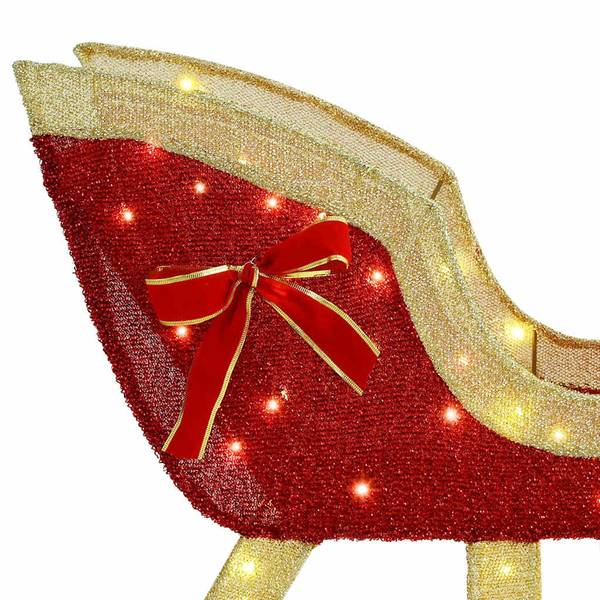 Festliches Dekor 42019082 Gelb - Textil - 26 x 128 x 70 cm