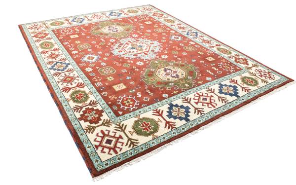 Orientteppich Oriental Rot - Wolle - 244 x 2 x 306 cm