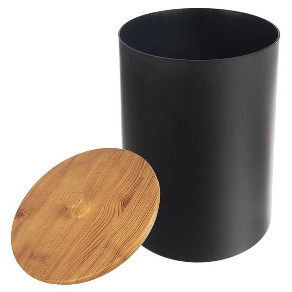Kosmetikeimer 731716 Schwarz - Kunststoff - 20 x 28 x 20 cm