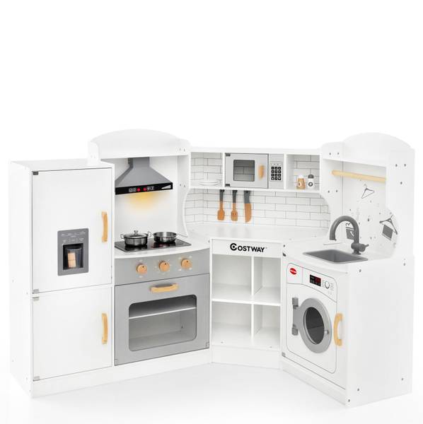 Eck Spielküche FY32202 Weiß - Holzwerkstoff - 92 x 94 x 122 cm